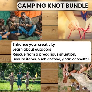 Camp Knot Bundle Flashcards Printable Scout Knot Cards Most Useful ...