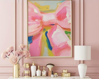 Coquette Room Decor Art Print, Princesscore Printable Poster, Room Decor for Teen, Soft Girl Aesthetic, Instant Download