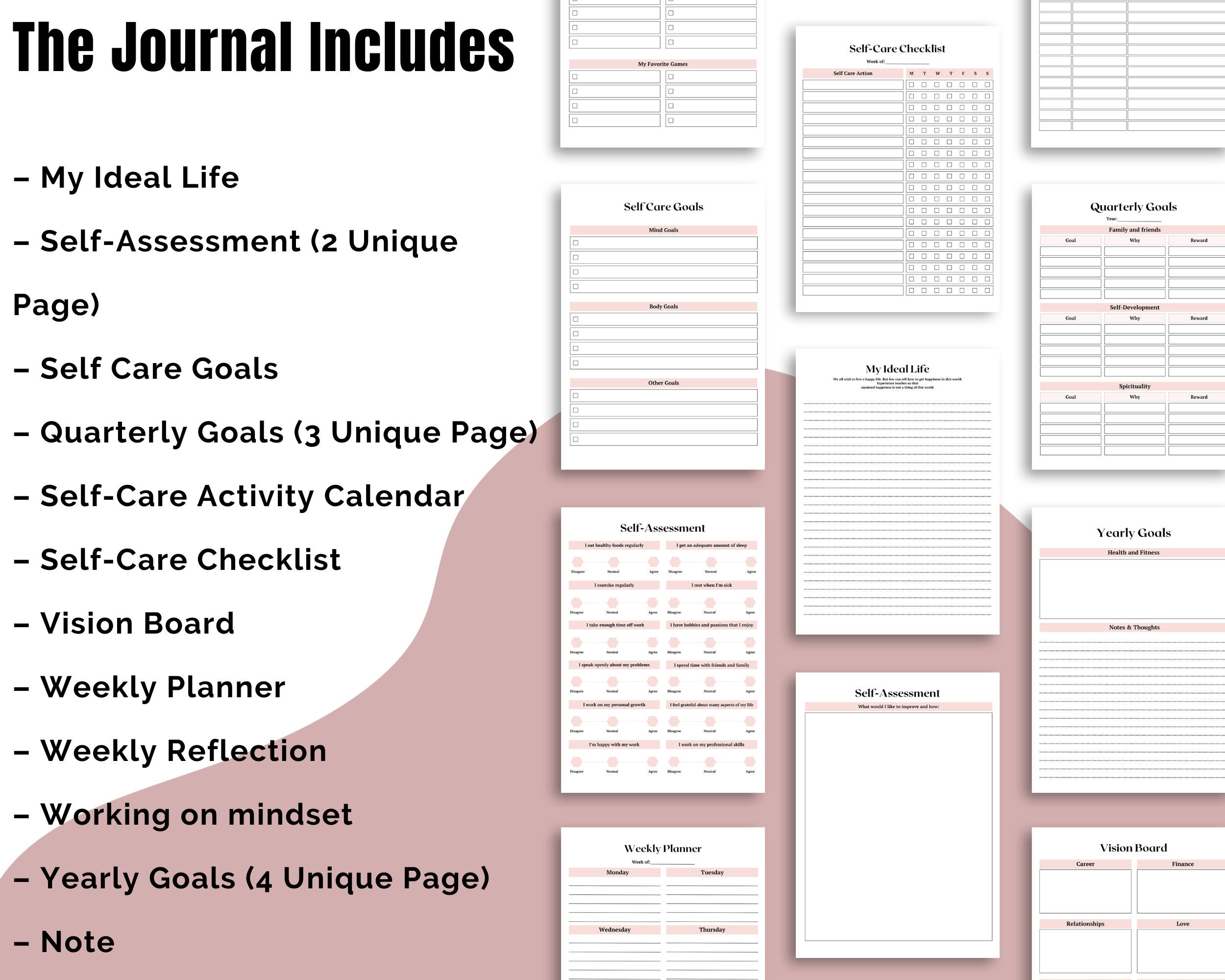 2024 Self Confidence Journal Printable and Editable Canva KDP - Etsy