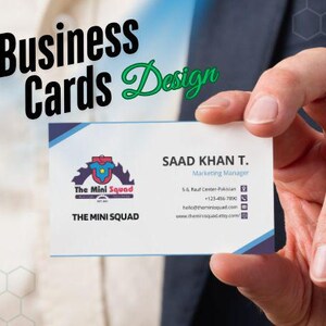 I will design creative | minimalist | professional and elegant business cards