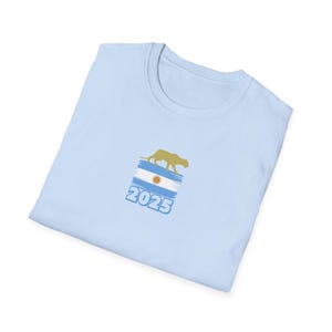 Argentina 2025 T-Shirt | Pumas Supporter T-shirt with Minimalist Puma & Flag Design | Rugby Fan Top | Argentina Rugby Logo | Lions Tour
