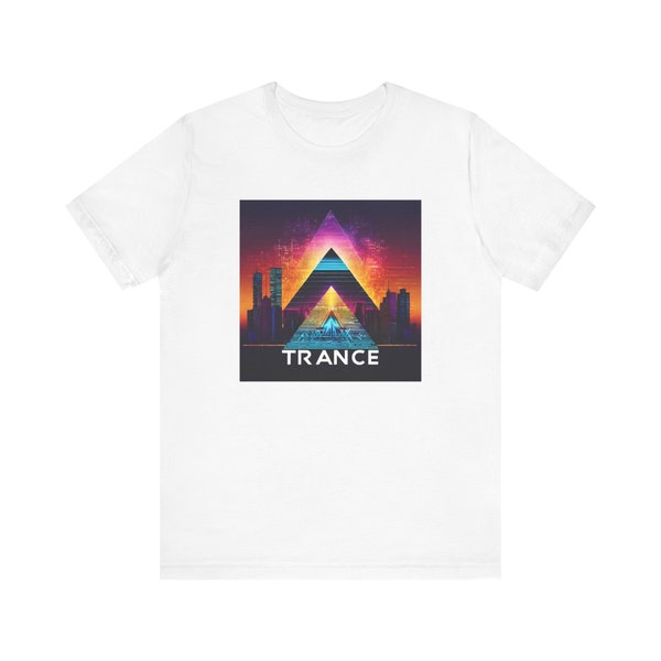 Trance Music T-shirt - Rave T-Shirt  -  Euphoric - Ibiza Music - Cafe del Mar - EDM Festival T-Shirt - Techno T-Shirt -- 90s Trance T-Shirt