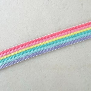 Soft & Vibrant rainbow crossbody shoulder bag yoto mini strap for little children image 5