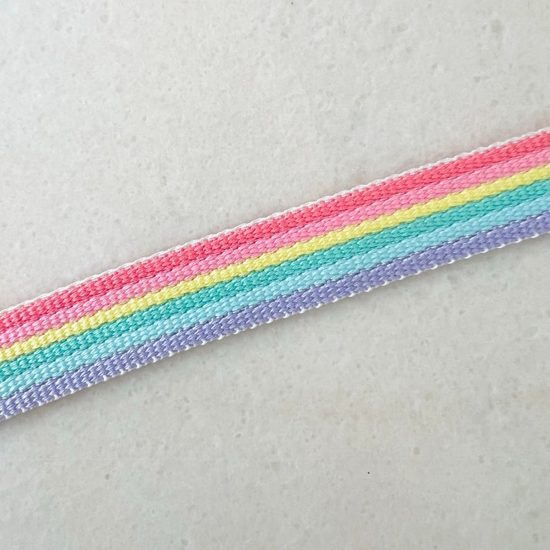 Soft & Vibrant rainbow crossbody shoulder bag yoto mini strap for little children image 5