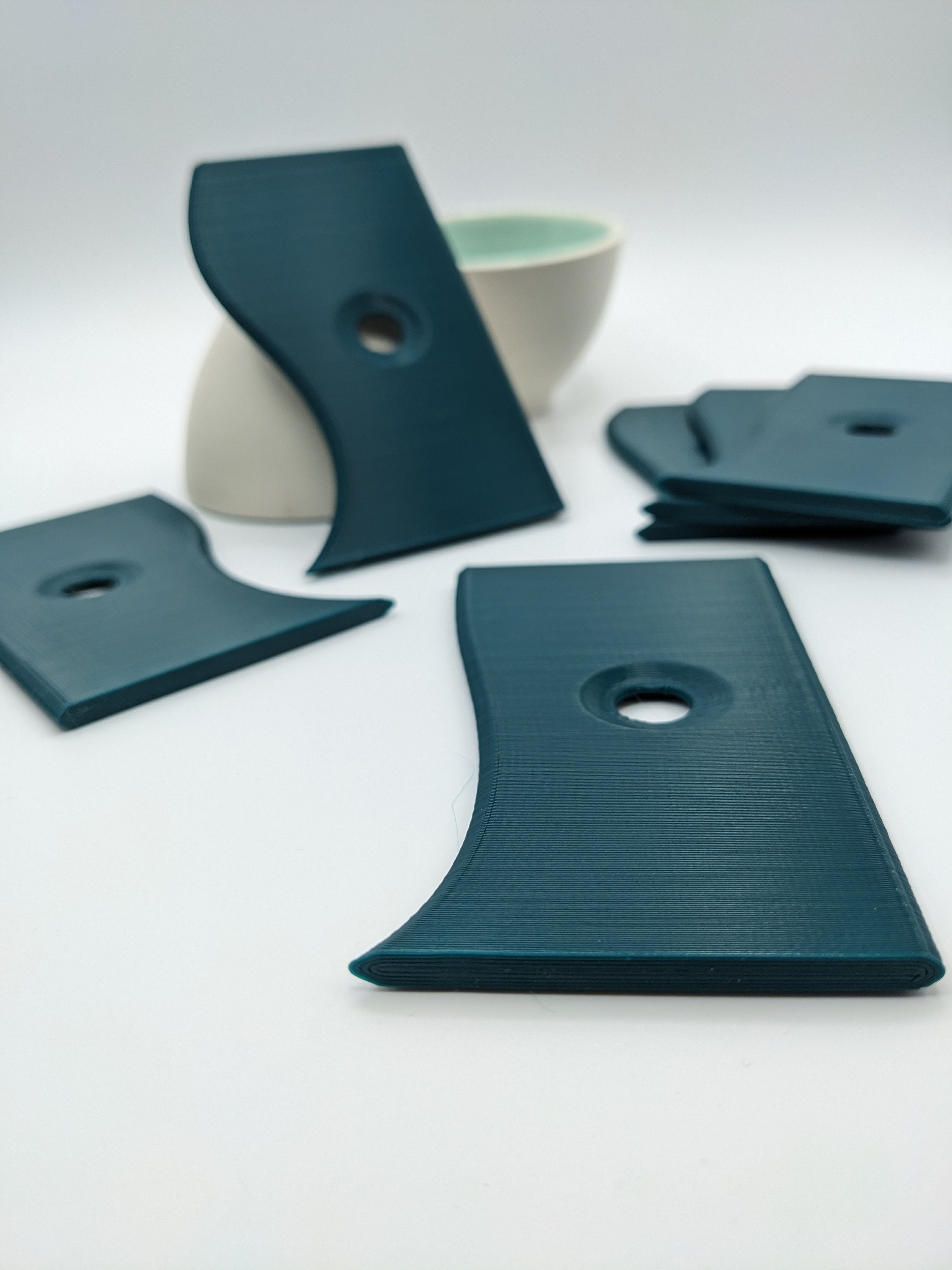 Estèque Template / Pottery Tool / Pottery Rib / PLA 3D Print - Etsy