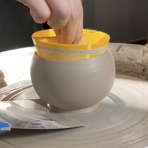 Cone de potier / Rim cone / Pottery tool / PLA 3D print / Base guide / Pop shape tools imagen 2