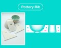 Estèque gabarit / Pottery tool / pottery rib / PLA+ 3D print / Shape guide / Pop shape tools product logo