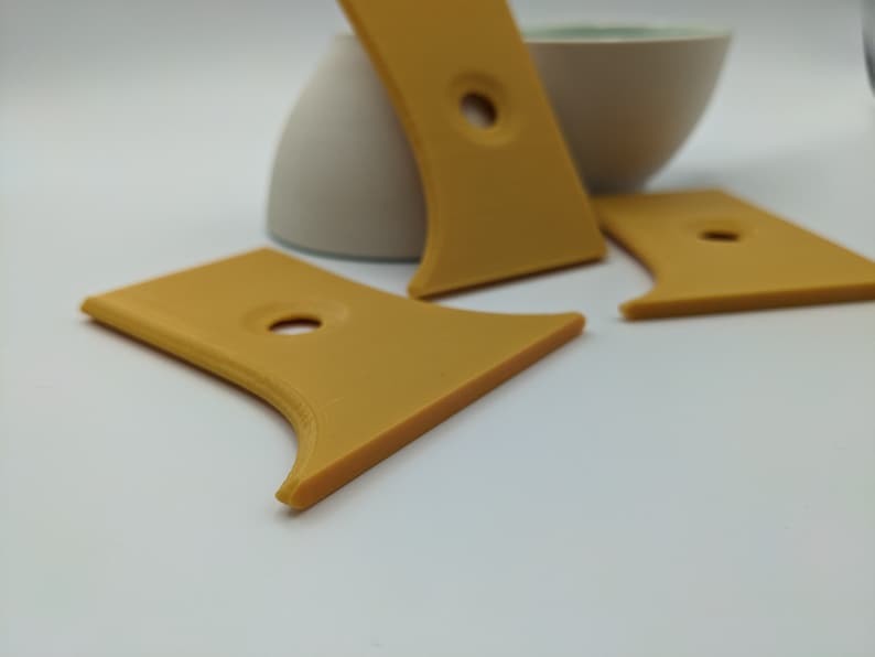 Estèque gabarit / Pottery tool / pottery rib / PLA 3D print / Shape guide / Pop shape tools image 4