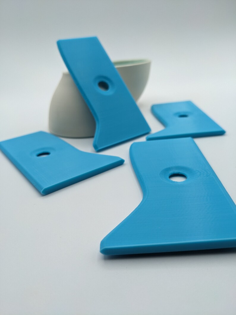 Estèque gabarit / Pottery tool / pottery rib / PLA 3D print / Shape guide / Pop shape tools zdjęcie 4