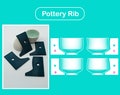 Pottery Est\u00e8que gabarit \/ Pottery tool \/ pottery rib \/ Shape guide \/ Pop shape tools product logo