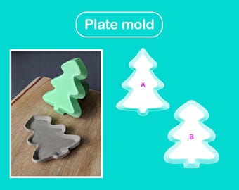 Pottery Plate mold Christmas Tree / Pottery form / Modeling tool / Base guide / Pop shape tools