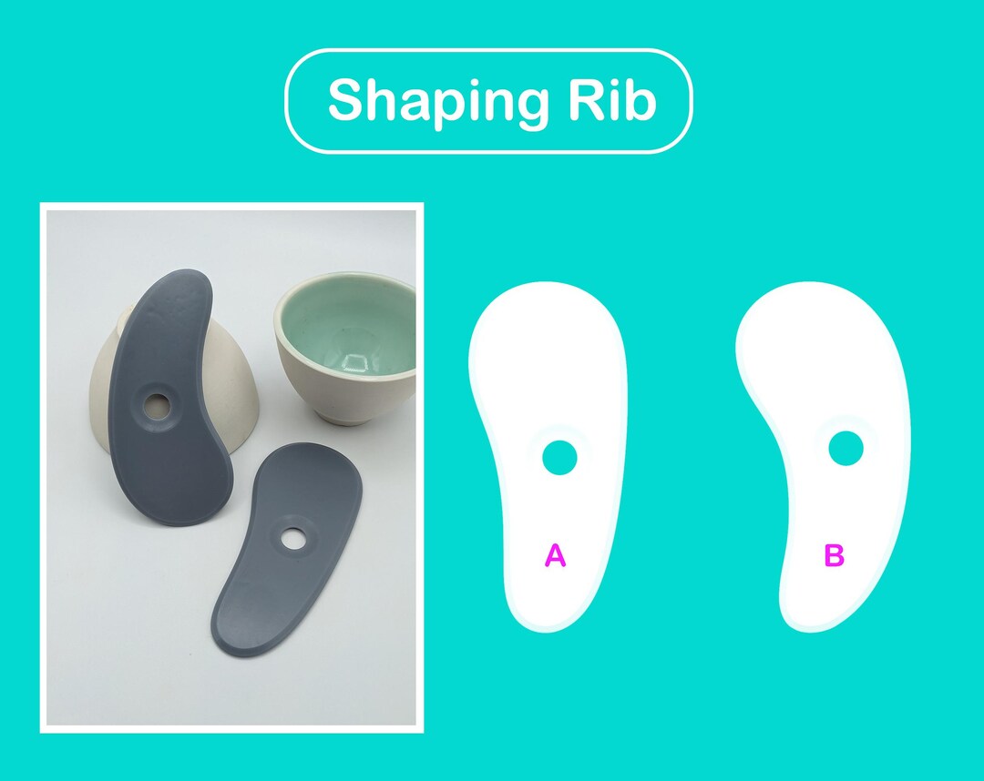 Pottery Shaping Rib / Pottery Tool / Pottery Rib / Shape Guide / Pop ...