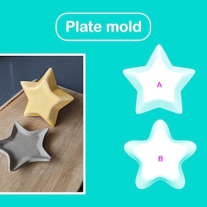 Pottery Plate mold Star Christmas / Pottery form / Modeling tool / Base guide / Pop shape tools