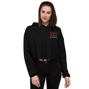 V&#39;s Crop Hoodie