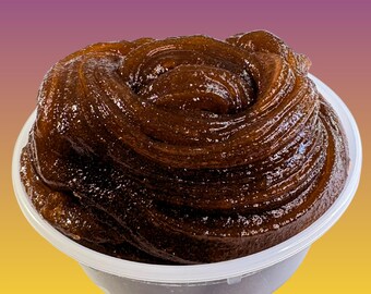 Slime de Chai Latte con aroma a caramelo, antiestrés, regalo neutro para niños y adultos.