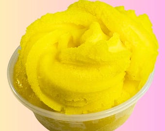 Icee Cloud Slime met citroengeur, sensorisch speelgoed voor stressverlichting, neutraal cadeau voor kinderen, cadeau voor volwassenen