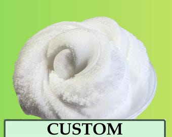 Custom Ice Cloud Slime, Stress Relief, Party Favors, Neutral gift for kids, Gift for adults