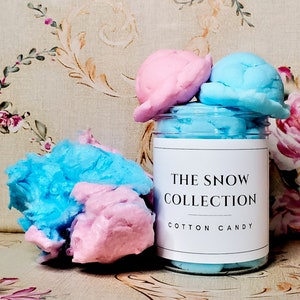 Blue and Pink Cotton Candy Slime, Party Favors, Cloud Slime, Handmade Slime for Kids, Cotton Candy Scented Slime, Slime Gifts for Adult