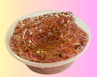 Pink Galaxy Glitter Slime, zelfgemaakte ongeparfumeerde stressverlichting, neutraal cadeau voor kinderen, cadeau voor volwassenen