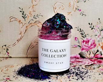 Duo Chrome Purple Galaxy Slime Party Favors, Homemade Unscented Glitter Slime, Neutral Gifts for Kids, Stress-relieving Gifts for Adult