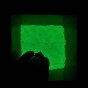 Glow in the Dark Green Slime, Slime Party Favors, Homemade Unscented Slime, Gender Neutral Gift for Kids, Stress-relieving Gifts for Adults image 4