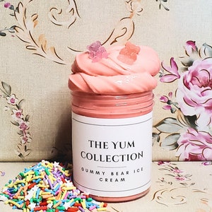 Pink Butter Slime, Slime Party Favor, Lemon Slime, Bubble Gum, Homemade Slime for Kids, Bubble Gum Scented Slime, Slime Gifts for Adult
