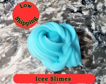 Slime Christmas Ornaments, Cheap Stocking Stuffers for Christmas, Personalized Card, Icee Slimes, Inexpensive Christmas Gift for Kids