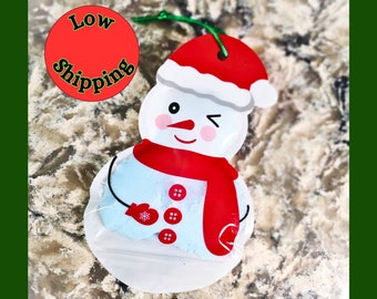 Bingsu Slime Christmas Ornaments, Cheap Stocking Stuffers for Christmas, Personalized Card, Inexpensive Christmas Gift for Kids