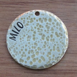 Personalised Pet Tag, Tag for Dog, Small Pet Tag, Custom Pet Tag, Name Only Pet Tag, Metal Pet Tag, Dog Name Tag, Native Wolf Tag