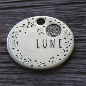 Decorative Pet Tag, Thick Dog Tag, Custom Tag for Dog, Engraved Pet Tag, Metal Pet Tag, Pet Name Tag, Native Pet Tag