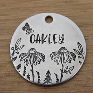 Kwalitatief hoogwaardig hondenpenning, huisdier-ID-tag voor halsband, metalen hondenpenning, handgemaakt hondenpenning, naamkaartje huisdier, aangepast hondenpenning, dierbenodigdheden, inheemse wolf tag