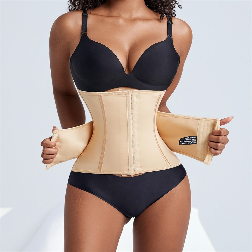 Sauna Sweat Belt Weight Loss Neoprene Waist Trainer Body Shaper Corset  Slimming Belly Sheath Women Tummy Trimmer Cincher Sports