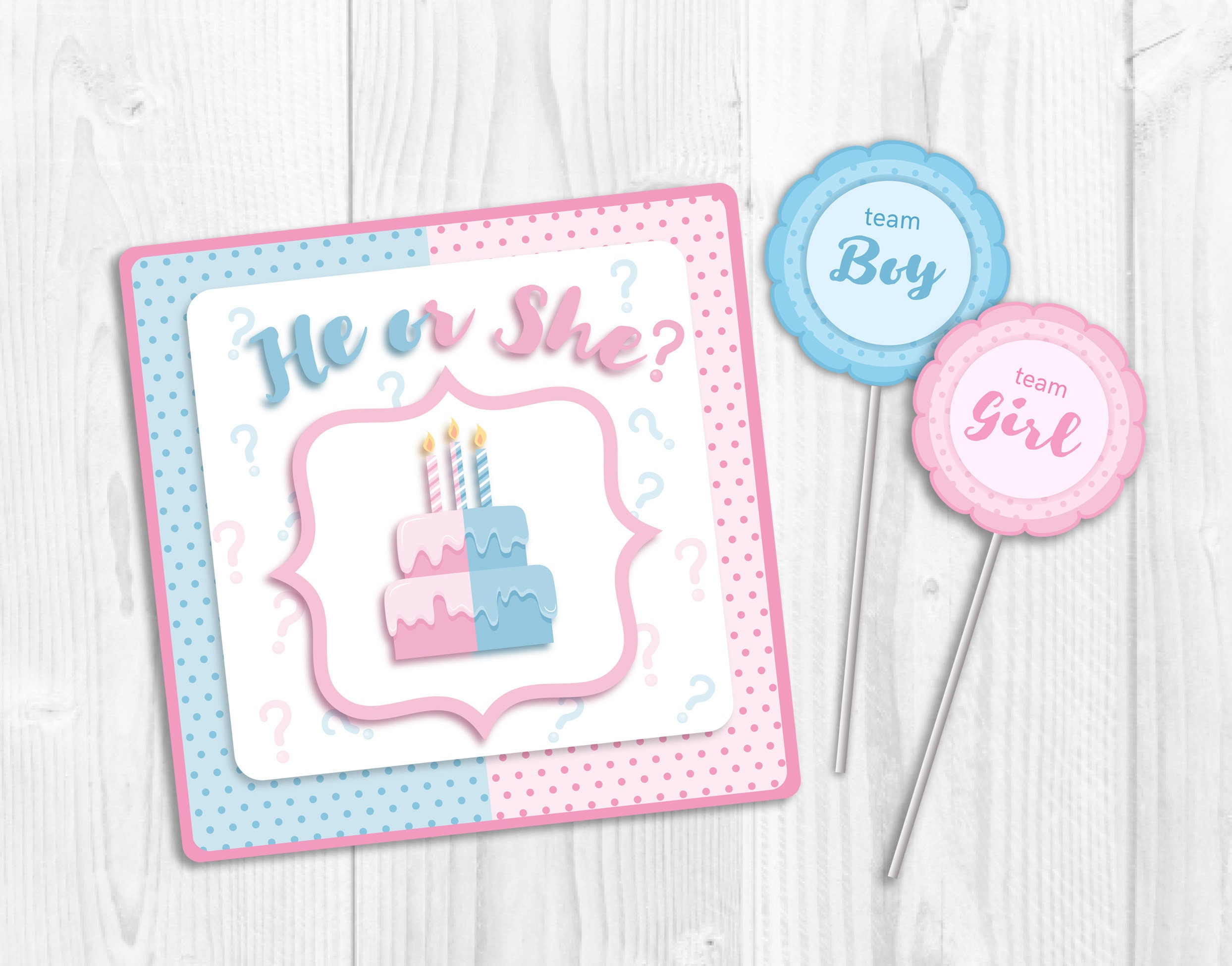 Gender Reveal Clip Art/ Gender Reveal Png/gender Reveal - Etsy