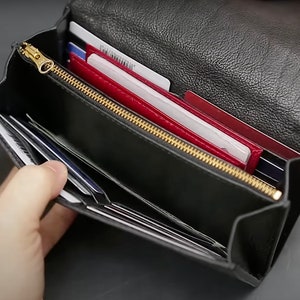 Patrón cartera mujer cremallera PDF + vídeo tutorial