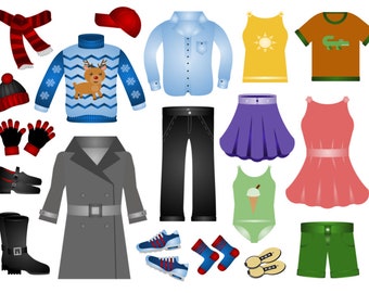 Clothes Clip Art - 20 Images