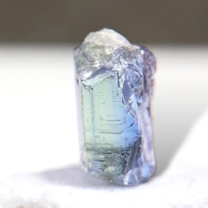 Natural Bio Tanzanite Zoisite Rough, Zoisite Tanzanite Raw, Blue Brown Gray Color Tanzanite Crystal, Unheated Tanzanite Rough