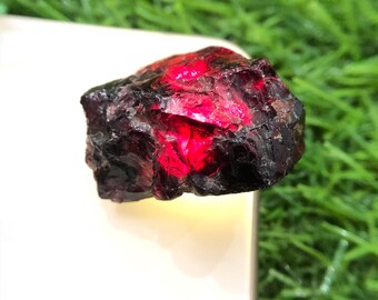 138 Carat Red Garnet Rough: Natural January Birthstone Crystal - Etsy