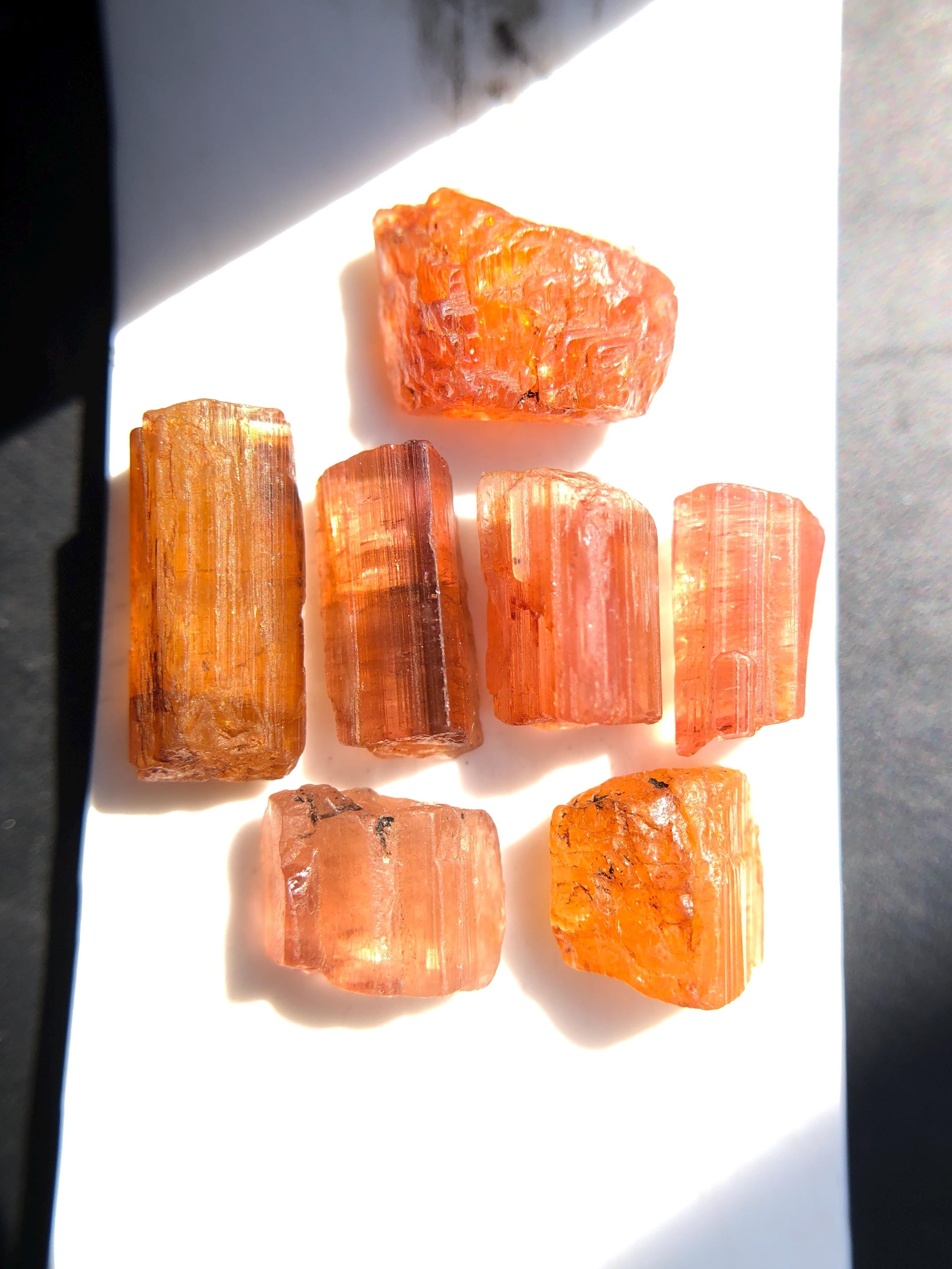 Pierre Tourmaline Orange Du Nigeria 2,73 Carats - Couleur Exceptionnelle, Taille Excellente, Naturelle