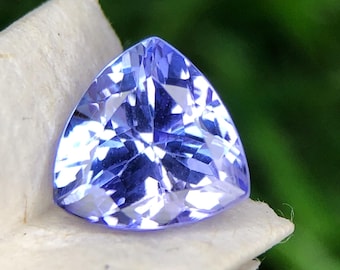AA+ Tanzanite Stone, 6.5m Tillion cut Blue Gemstone Zoisite, 1.10ct Tanzanite Stone For Jewelry