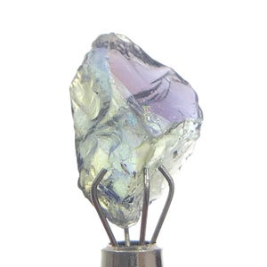 Zoisite Yellow Purple Blue Tanzanite Rough, 14x9 MM Unheated Tanzanite Rough, 5 Carats Natural Tanzanite Raw, Tanzanite Crystal
