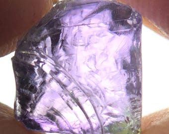 Rare Natural Tanzanite Rough, uncut Gemstone For Jewelry, Green Purple Brown Raw