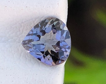 Natural Purple Brown Tanzanite, 5 MM Loose Heart Shape Zoisite Stone, 0.45 Carats Faceted Tanzanite, Beautiful Heart Cut Zoisite Gemstone,