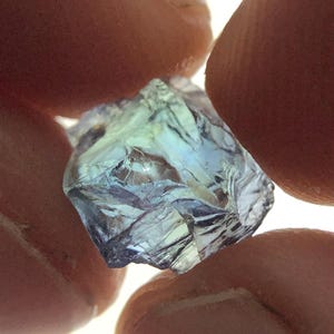 Zoisite Tanzanite Rough, Green Blue Purple Color Tanzanite Raw, Tanzanite Crystal, Natural Tanzanite Raw, Unheated Tanzanite, 3 Ct Rough.