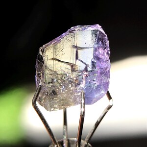 Natural Bio Purple Blue Brown Unheated Tanzanite Rough, Tanzanite Rough, Colorful Tanzanite Raw, Tanzanite Crystal Raw, 2 Carats Zoisite Raw