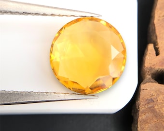 Pierre Précieuse Citrine Loose Taillée Émeraude Octogonale 6x4 MM