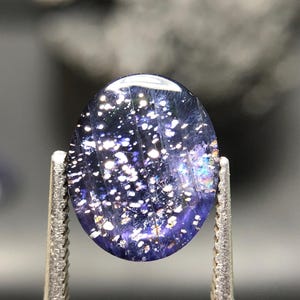 Naturale Sunstone Iolite Oval, Loose Iolite Gemstone, Faceted Sunstone Iolite, 2.95 Carats Sunstone Iolite, Iolite For Making Jewlry.