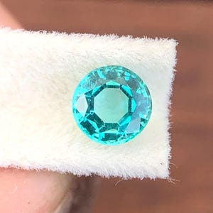 5 MM Natural Green Emerald Round, 0.33 Carats Emerald Faceted Gemstone, Brilliant Cut Emerald Gem, May Birthstone For Making Jewelry