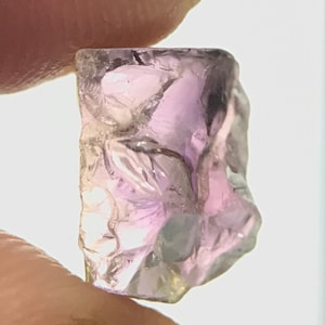 3.3ct Natural Multiple Color Change Tanzanite Rough For Making Gemstone