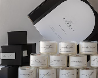 Twelve Month Candle Gift Set: Hand-Poured Scented Candles