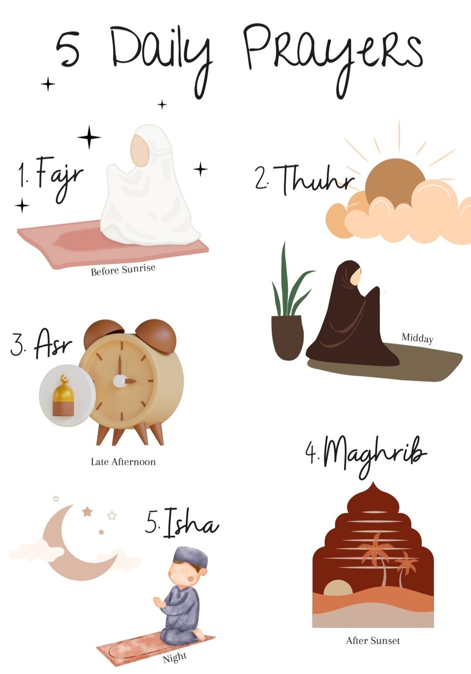 2024 HIJRI CALENDAR, Juz Amma Checklist and Islamic Displays Plus Free